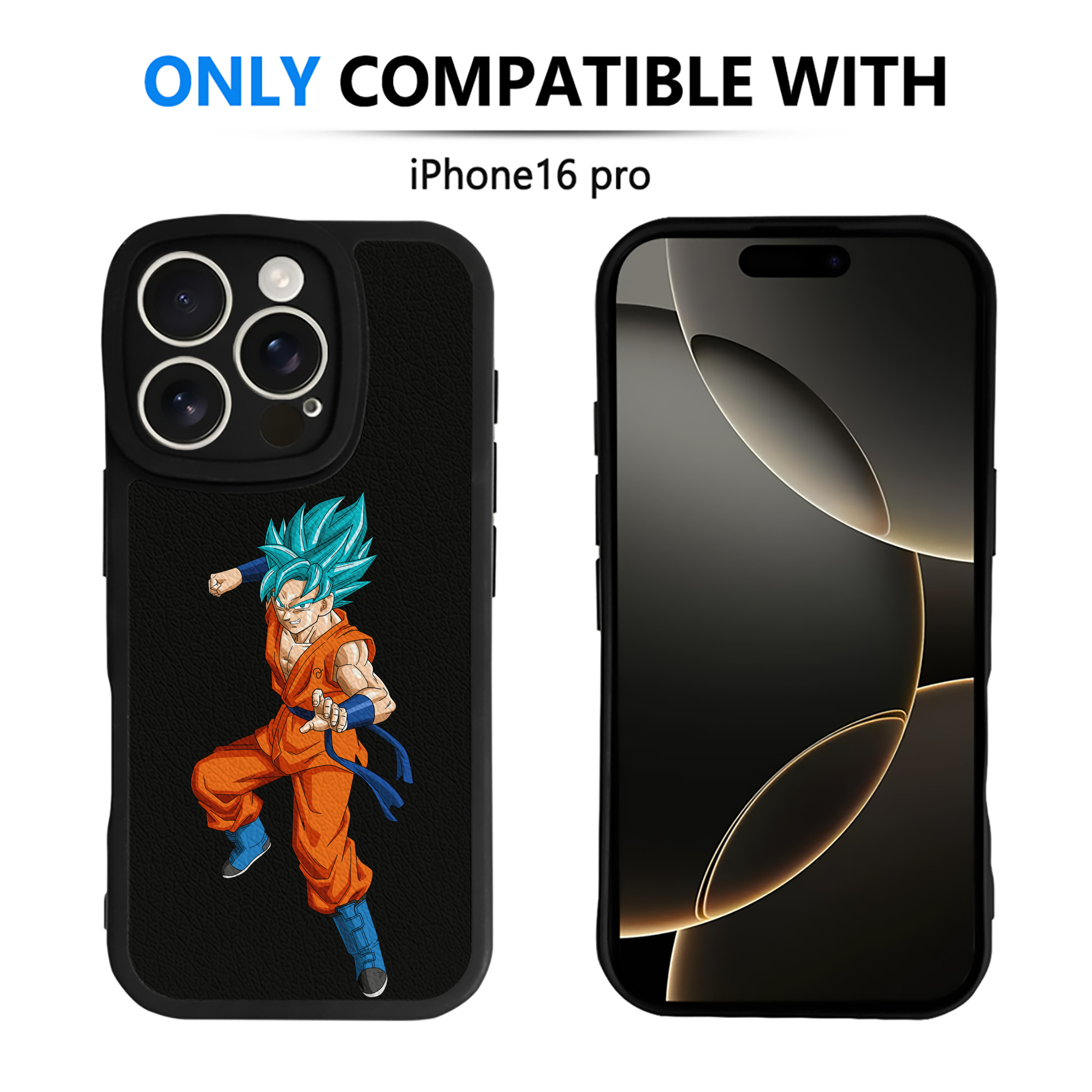（画像用） ドラゴンボール ベジット DRAGON BALL Vegetto 【iPhone 16シリーズ対応】シリコンスマホケース（レザー調） 材質：シリコン
